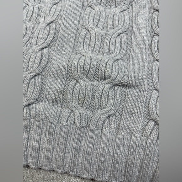 Holland and Sherry Cable Knit 100% Cashmere London Sweater Womens Size Large - Picture 4 of 8